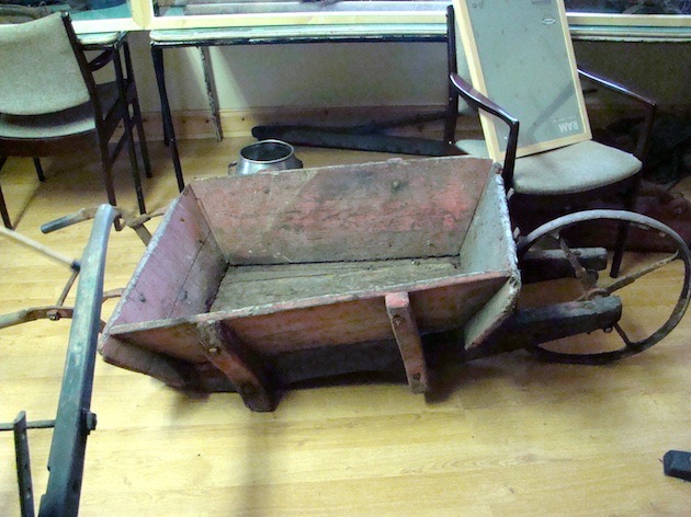 Wooden Wheelbarrow