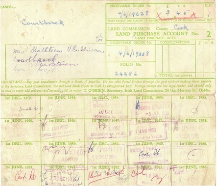 Land Purchase 1953