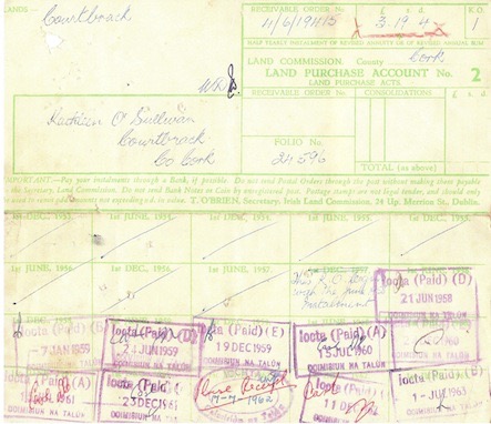 Land Purchase 1958