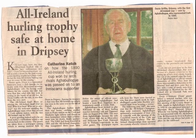 All Ireland Hurling Trophy