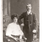 Dan Healy and his wife Mary - grandparents of Eileen, Kevin and Donal