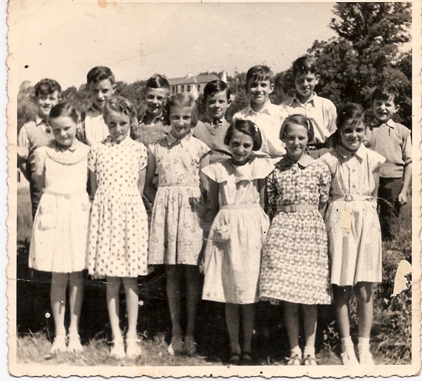 A sixth year class at Cloghroe National School in 1958