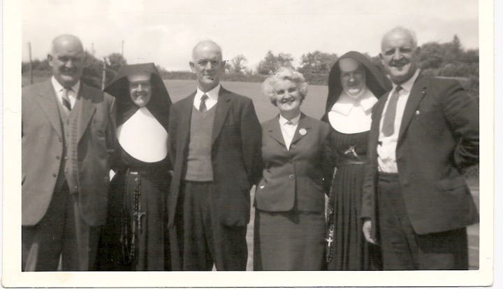 Members of the Healy family from Cloghroe- From left- Donal, Sr Patricia, Thomas, Mary, Sr Alphonsus and Denis
