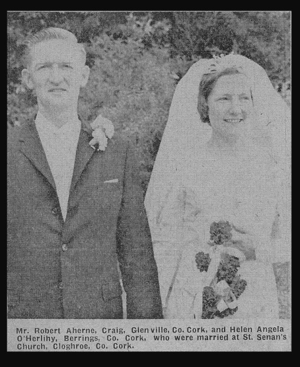 Heritage - 1966 - Wedding of Helen Angela O'Herlihy (Berrings) & Robert Aherne (Glenville).jpg