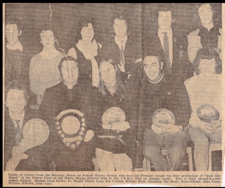 Heritage - 1973 Berrings Macra Drama Group at County Final in CYMS Hall.jpg